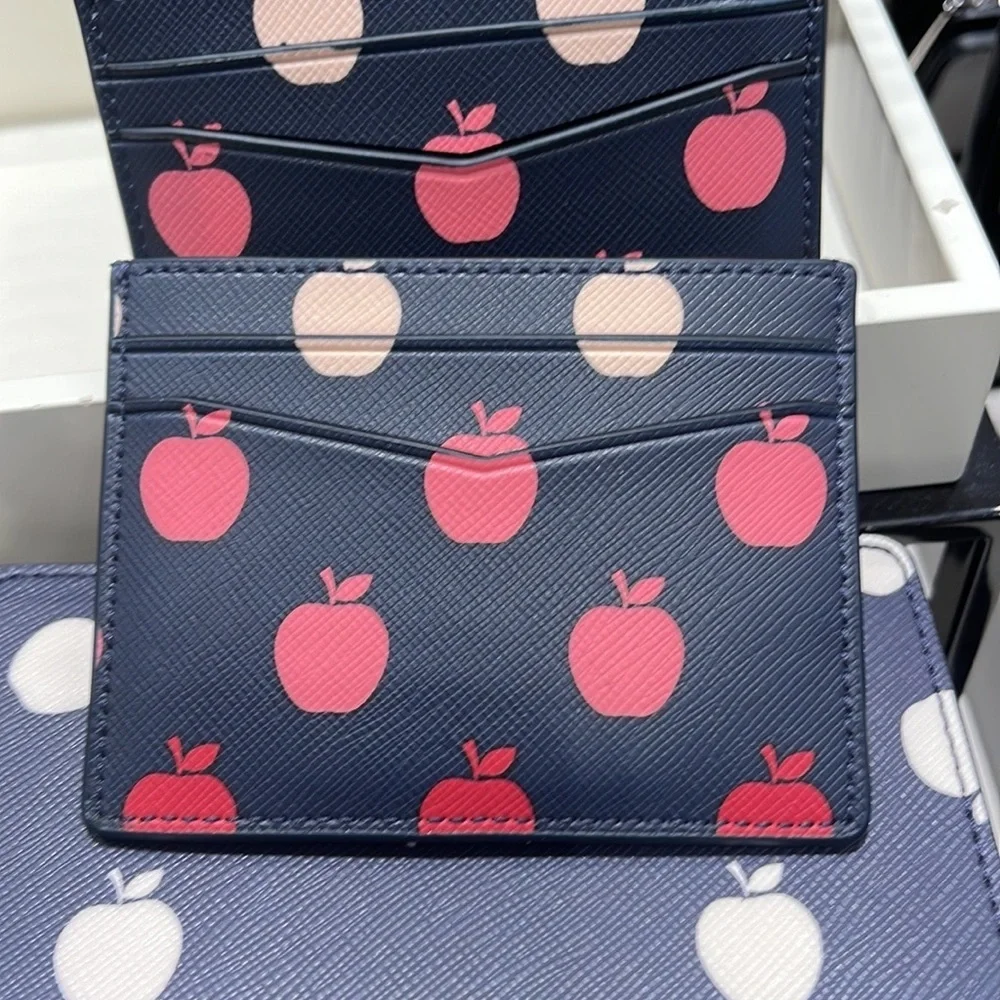 Kate Spade Staci Small Slim Card Holder Orchard Degrade Multi